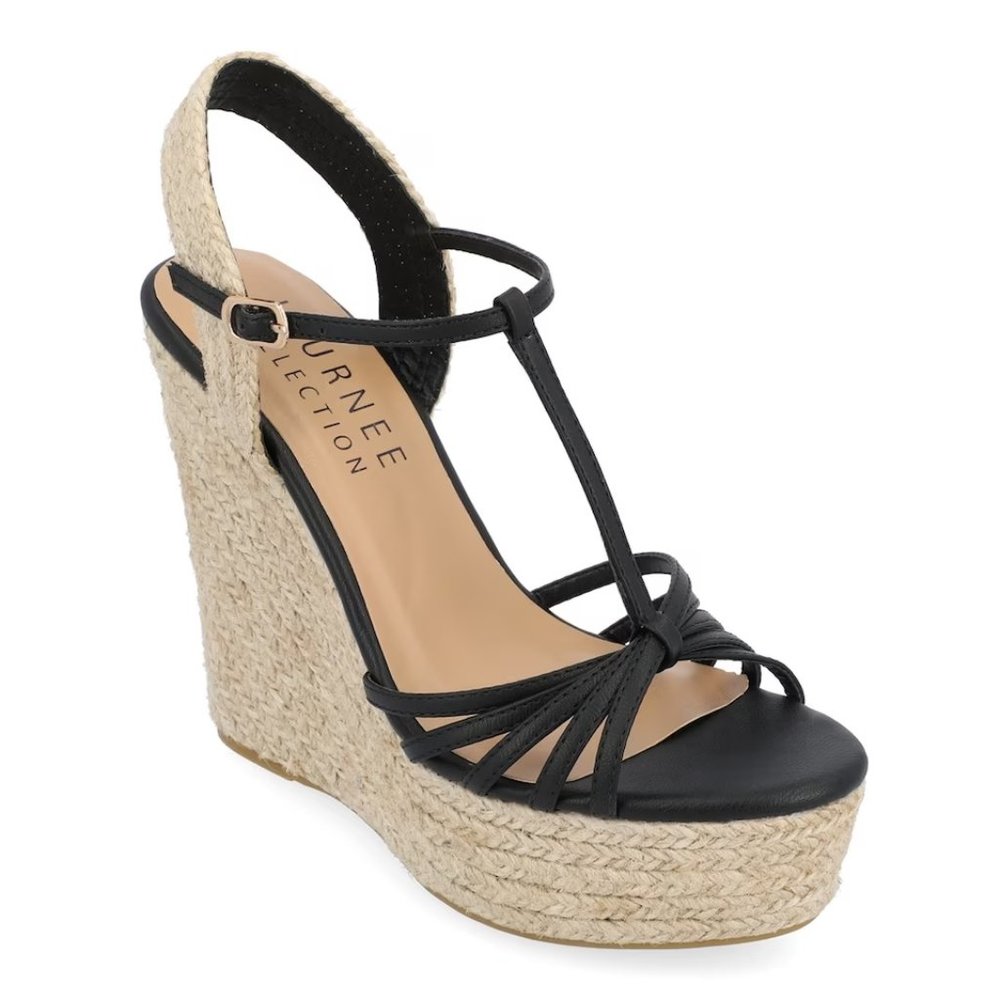 Journee Collection Yara Espadrille Wedge Sandal